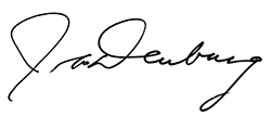 Dr. Judah Denburg Signature